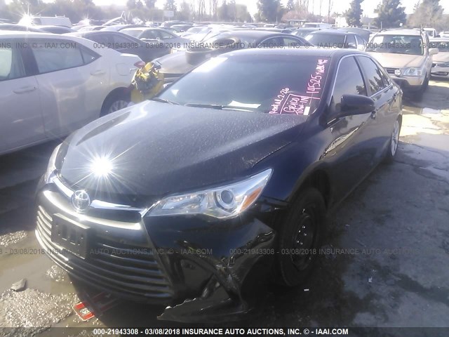 4T1BF1FK7HU444742 - 2017 TOYOTA CAMRY LE/XLE/SE/XSE BLACK photo 2