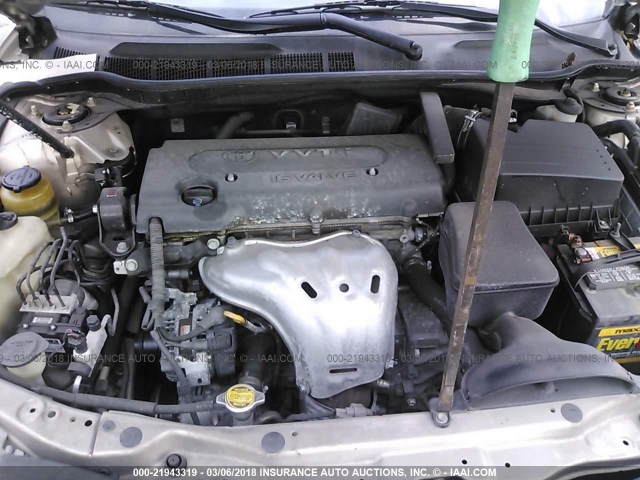 4T1BE46K59U830713 - 2009 TOYOTA CAMRY SE/LE/XLE ოქროსფერი ფოტო 10