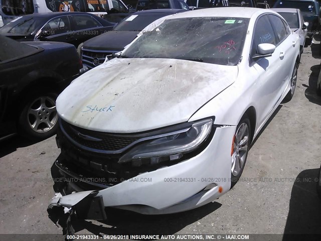 1C3CCCAB3FN666484 - 2015 CHRYSLER 200 LIMITED WHITE photo 2