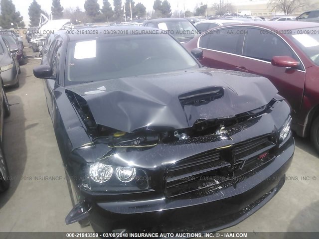 2B3LA73W07H679018 - 2007 DODGE CHARGER SRT-8 BLACK photo 1