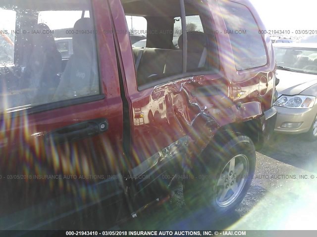 1J4GL38K95W649257 - 2005 JEEP LIBERTY RENEGADE RED photo 6