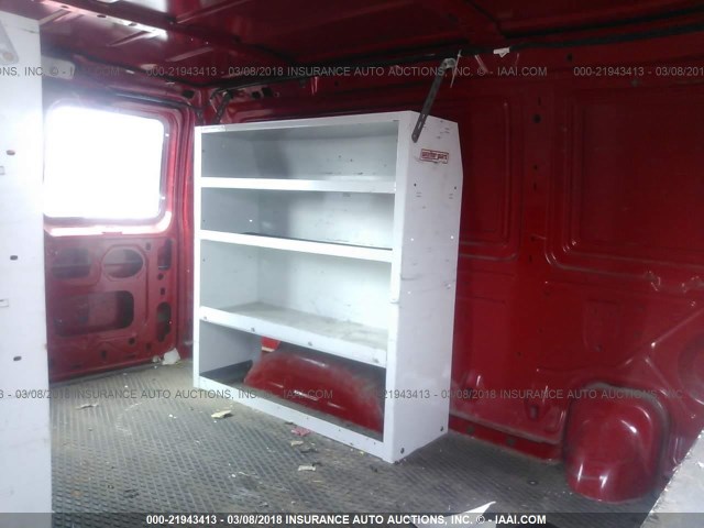 1FTNE24W27DB46937 - 2007 FORD ECONOLINE E250 VAN RED photo 8