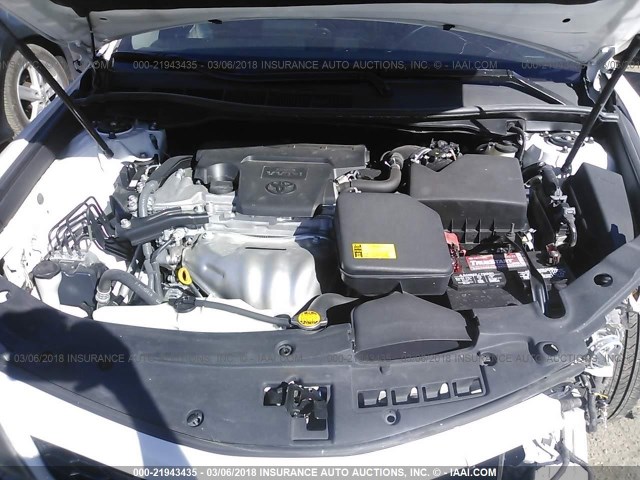 4T1BF1FK9CU146363 - 2012 TOYOTA CAMRY SE/LE/XLE WHITE photo 10