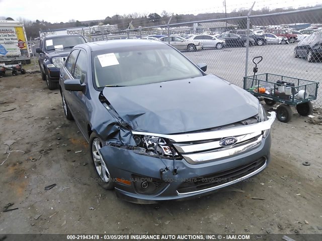3FAHP0HA9CR148301 - 2012 FORD FUSION SE 蓝色 照片 6