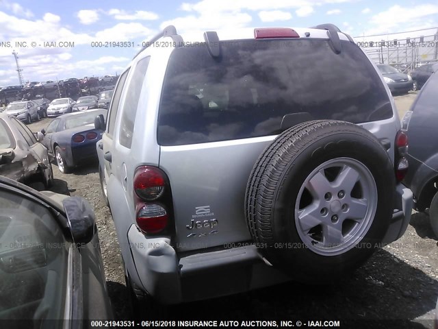 1J4GL48K45W622327 - 2005 JEEP LIBERTY SPORT SILVER photo 3