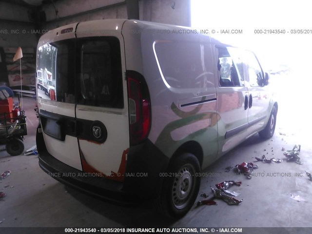 ZFBERFAT8G6B19838 - 2016 RAM PROMASTER CITY  WHITE photo 4