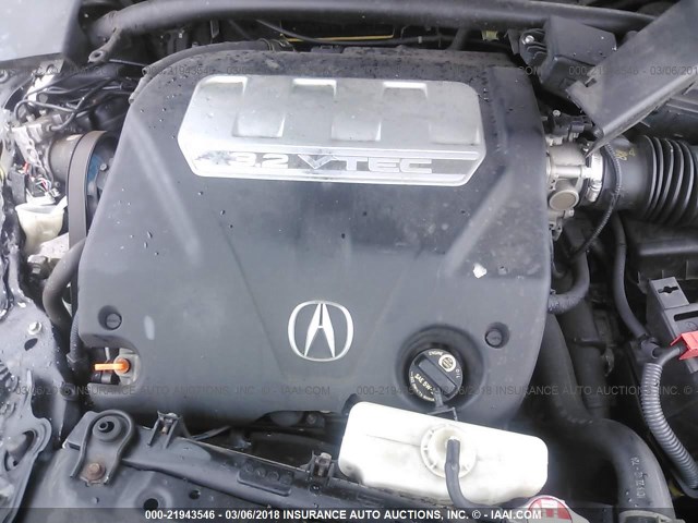 19UUA662X8A000153 - 2008 ACURA TL BLACK photo 10