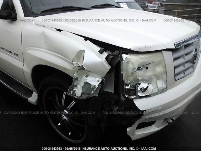 3GYEK63N43G147457 - 2003 CADILLAC ESCALADE EXT WHITE photo 6