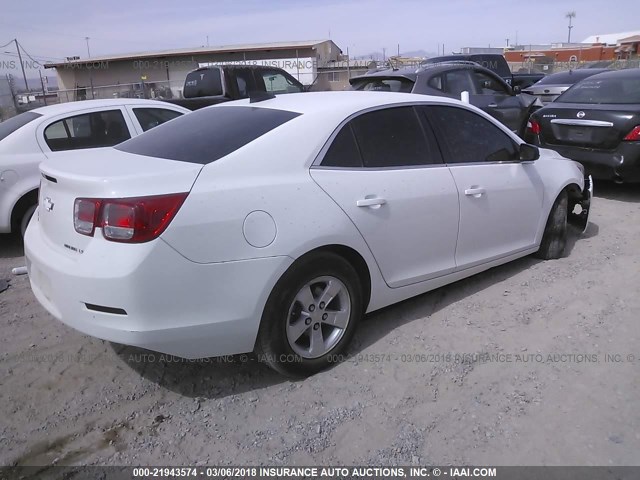 1G11B5SL4FF110079 - 2015 CHEVROLET MALIBU LS 白色 照片 4