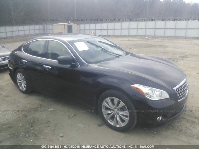 JN1BY1AP7BM324631 - 2011 INFINITI M37 BLACK photo 1