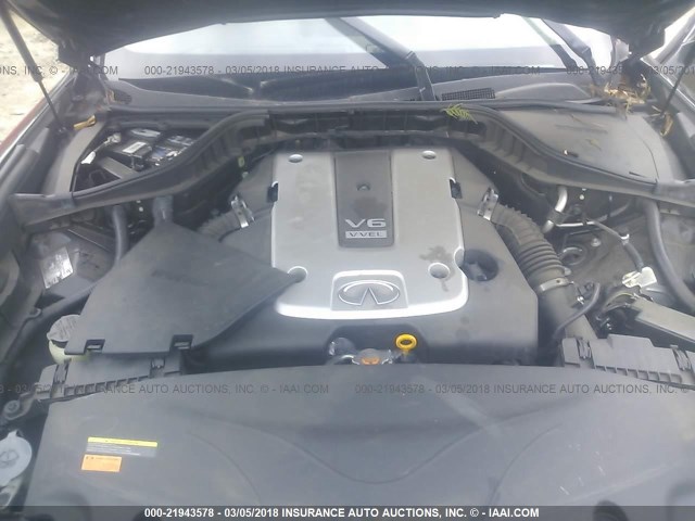 JN1BY1AP7BM324631 - 2011 INFINITI M37 BLACK photo 10