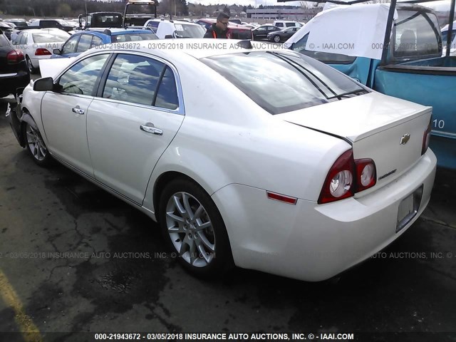 1G1ZG5E76CF241979 - 2012 CHEVROLET MALIBU LTZ WHITE photo 3