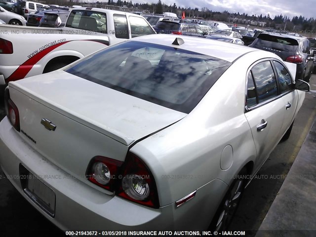 1G1ZG5E76CF241979 - 2012 CHEVROLET MALIBU LTZ WHITE photo 4