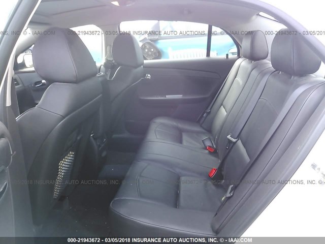 1G1ZG5E76CF241979 - 2012 CHEVROLET MALIBU LTZ WHITE photo 8