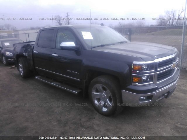 3GCUKSEC9EG163324 - 2014 CHEVROLET SILVERADO K1500 LTZ GRAY photo 1