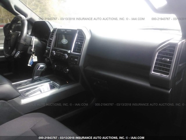 1FTEW1EFXGKD14275 - 2016 FORD F150 SUPERCREW WHITE photo 5