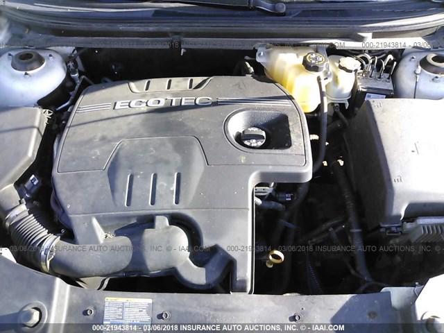 1G1ZG57B19F159801 - 2009 CHEVROLET MALIBU LS თეთრი ფოტო 10