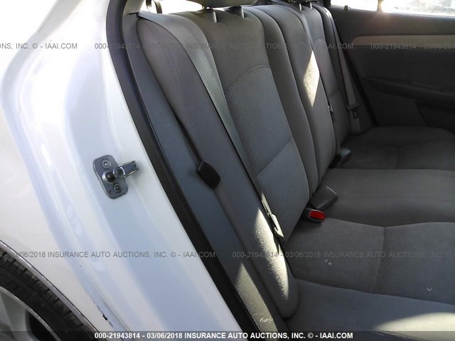 1G1ZG57B19F159801 - 2009 CHEVROLET MALIBU LS თეთრი ფოტო 8