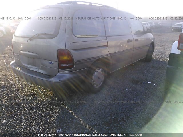 2FMDA5147TBA16319 - 1996 FORD WINDSTAR WAGON GOLD photo 4