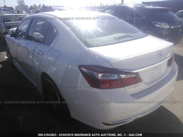 1HGCR2F52HA308246 - 2017 HONDA ACCORD SPORT 白色 照片 3