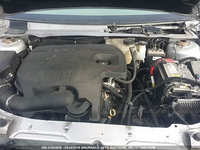 1G1ZC5E17BF206485 - 2011 CHEVROLET MALIBU 1LT 银色 照片 10