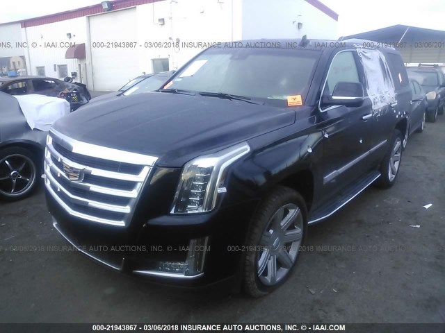 1GYS4BKJ9HR246061 - 2017 CADILLAC ESCALADE LUXURY BLACK photo 2