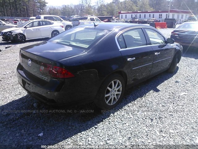 1G4HD57237U125715 - 2007 BUICK LUCERNE CXL BLACK photo 4