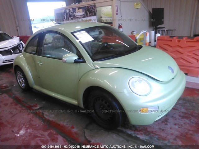 3VWBK31C75M411748 - 2005 VOLKSWAGEN NEW BEETLE GL GREEN photo 1