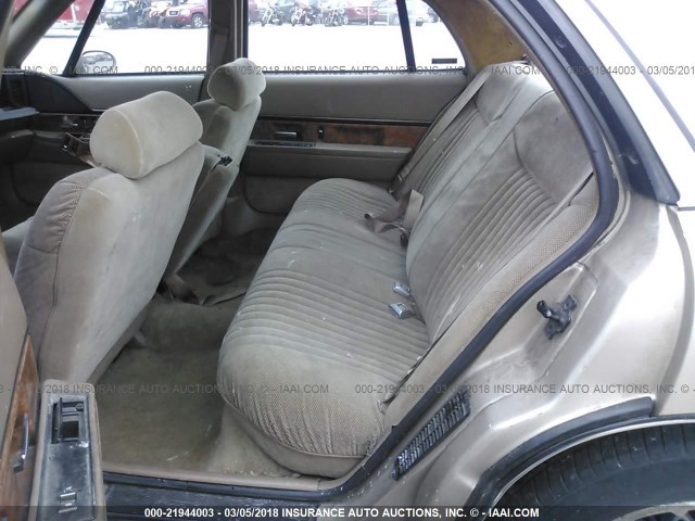 1G4HP53L8NH537429 - 1992 BUICK LESABRE CUSTOM TAN photo 8