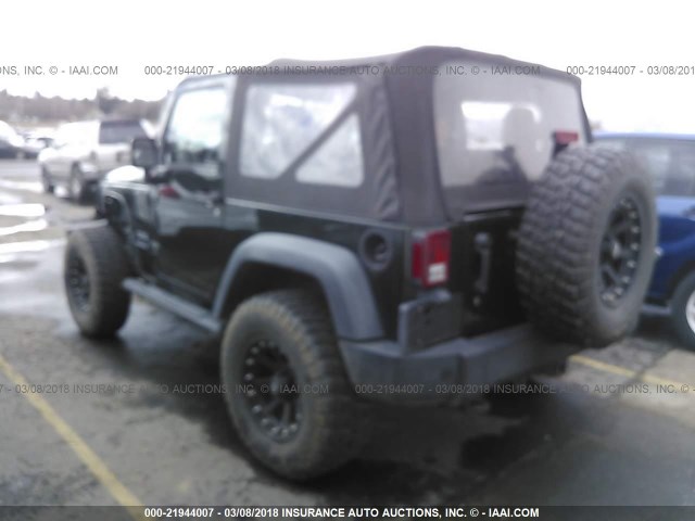 1J4AA2D17BL608545 - 2011 JEEP WRANGLER SPORT GREEN photo 3