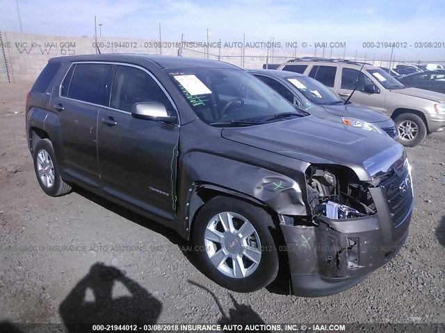 2CTALBEW9A6282480 - 2010 GMC TERRAIN SLE GRAY photo 1