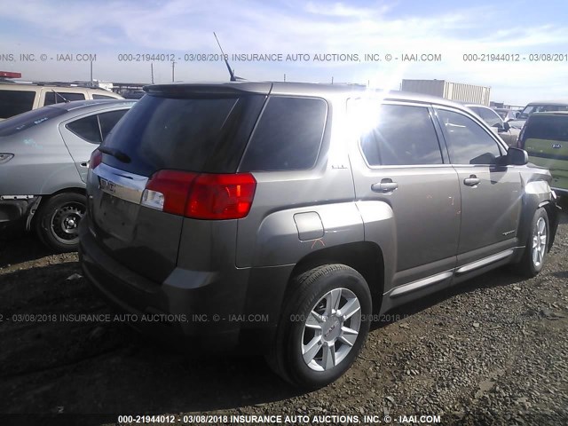 2CTALBEW9A6282480 - 2010 GMC TERRAIN SLE GRAY photo 4