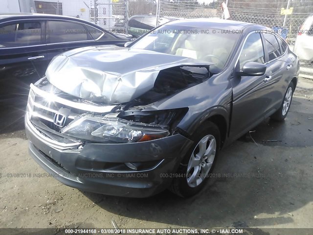 5J6TF2H53CL004161 - 2012 HONDA CROSSTOUR EXL ნაცრისფერი ფოტო 2