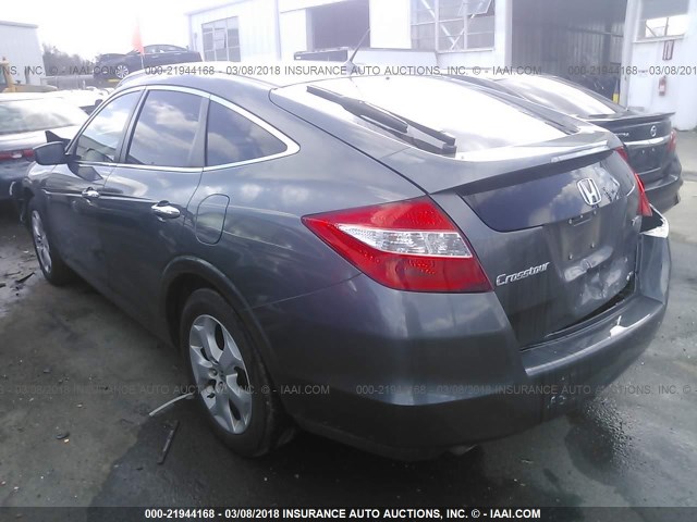 5J6TF2H53CL004161 - 2012 HONDA CROSSTOUR EXL ნაცრისფერი ფოტო 3