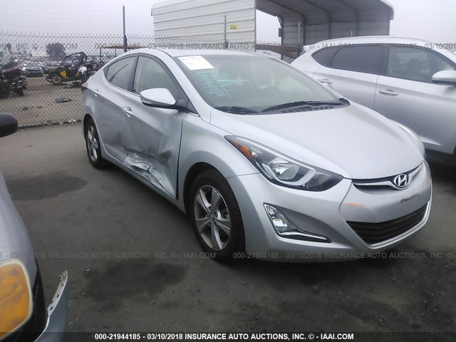 5NPDH4AE1GH668740 - 2016 HYUNDAI ELANTRA SE/SPORT/LIMITED SILVER photo 1