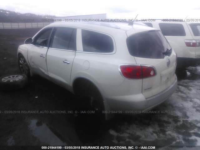 5GAKVDED3CJ151699 - 2012 BUICK ENCLAVE WHITE photo 3