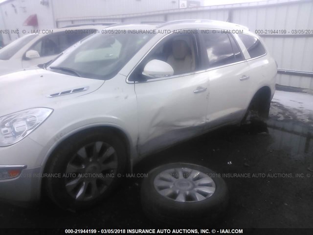5GAKVDED3CJ151699 - 2012 BUICK ENCLAVE WHITE photo 6