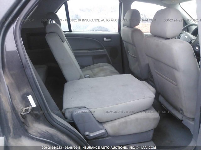 1FMDK02167GA26097 - 2007 FORD FREESTYLE SEL BLACK photo 8