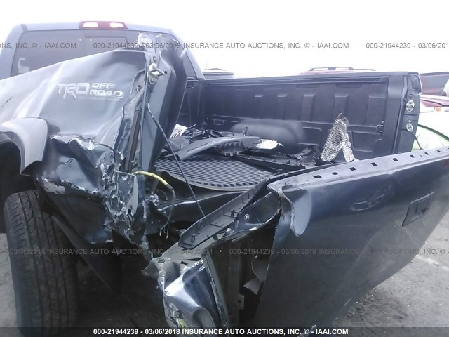 5TFUM5F10AX013066 - 2010 TOYOTA TUNDRA DOUBLE CAB SR5 GRAY photo 6