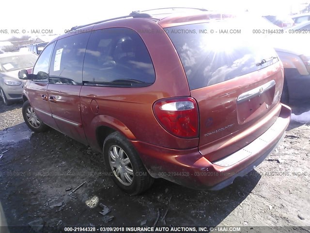 2A4GP54L56R716333 - 2006 CHRYSLER TOWN & COUNTRY TOURING ORANGE photo 3