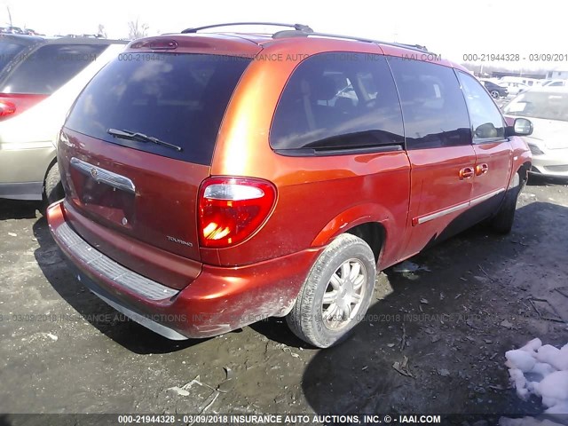 2A4GP54L56R716333 - 2006 CHRYSLER TOWN & COUNTRY TOURING ORANGE photo 4