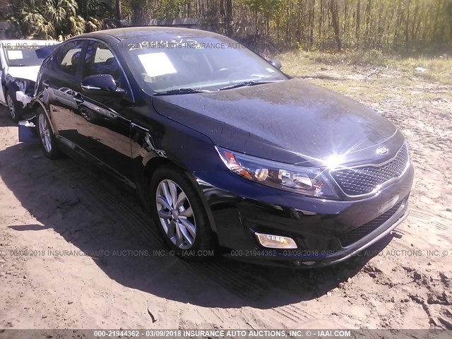 5XXGN4A79FG514777 - 2015 KIA OPTIMA EX BLACK photo 1