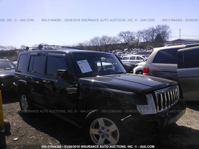 1J8HH48K87C548094 - 2007 JEEP COMMANDER 黑色 照片 1