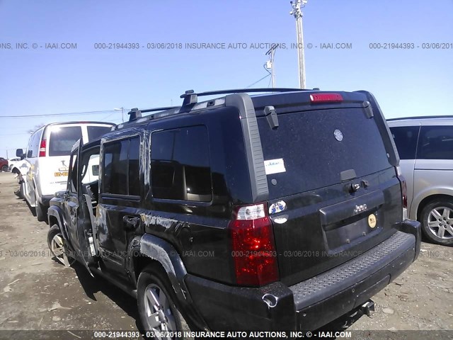 1J8HH48K87C548094 - 2007 JEEP COMMANDER 黑色 照片 3