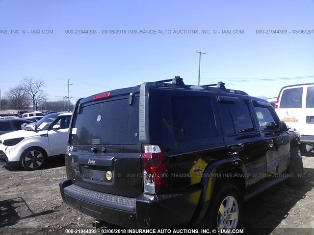 1J8HH48K87C548094 - 2007 JEEP COMMANDER 黑色 照片 4