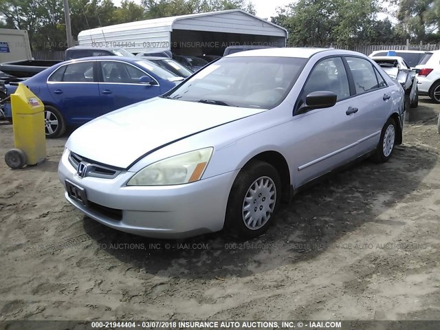 1HGCM56143A074049 - 2003 HONDA ACCORD DX SILVER photo 2