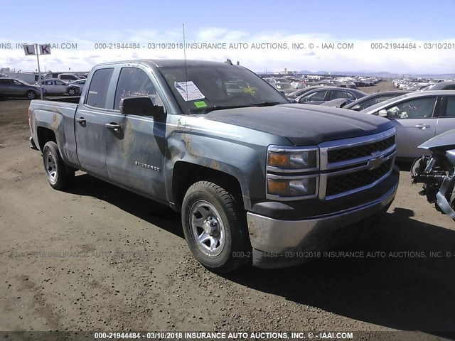 1GCRCPEH1EZ340959 - 2014 CHEVROLET SILVERADO C1500 Light Blue photo 1