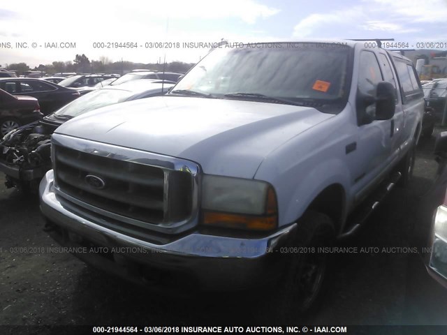 1FTNX21F71EB30300 - 2001 FORD F250 SUPER DUTY WHITE photo 6