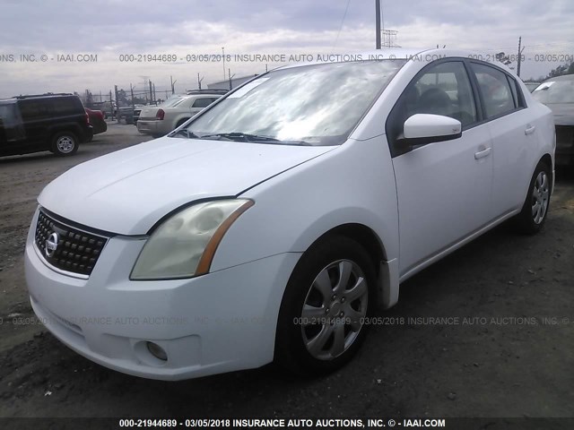 3N1AB61E68L734736 - 2008 NISSAN SENTRA 2.0/2.0S/2.0SL WHITE photo 2