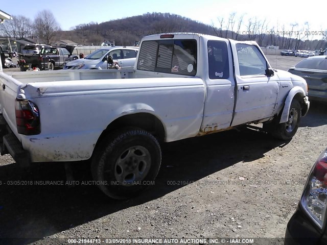 1FTZR45E92PB21869 - 2002 FORD RANGER SUPER CAB WHITE photo 4